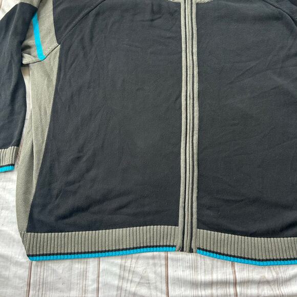 Vintage Liberty Blues full zip knit sweater Y2K retro big and tall grunge 8XL - Picture 3 of 12